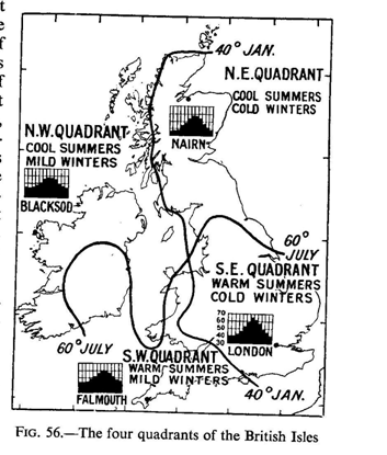 quadrants of the british isles